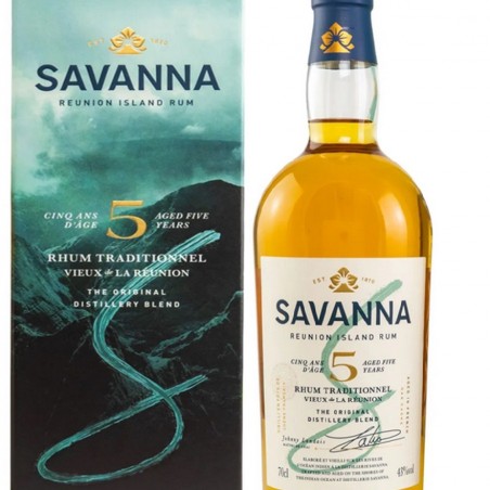 SAVANNA 5 ANS ILE DE LA REUNION RHUM 70CL 43°