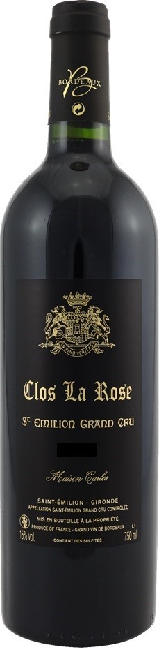 CLOS LA ROSE GRAND CRU SAINT EMILION AOC 2019 75CL