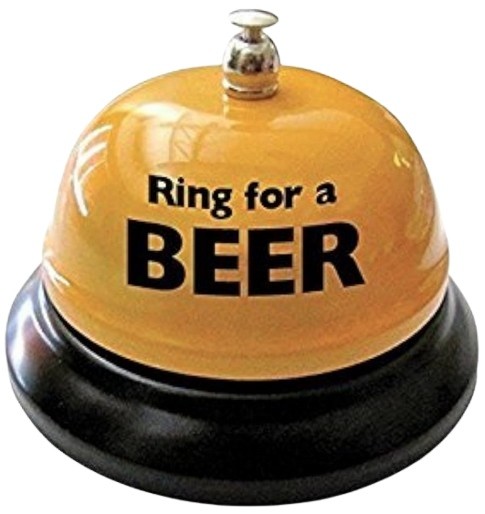 CLOCHE "RING FOR A BEER"