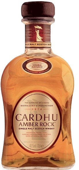 CARDHU AMBER ROCK WHISKY SINGLE MALT SPEYSIDE   70 CL  40° | Achat whisky en ligne