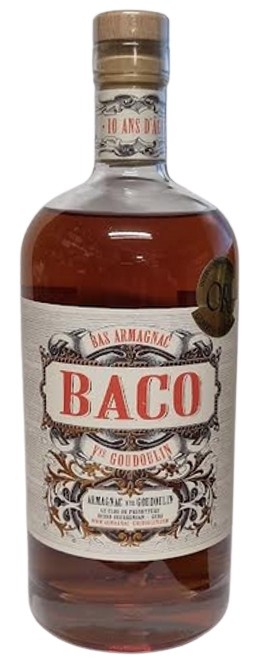 BACO 10 ANS BAS ARMAGNAC GOUDOULIN 70CL 42°