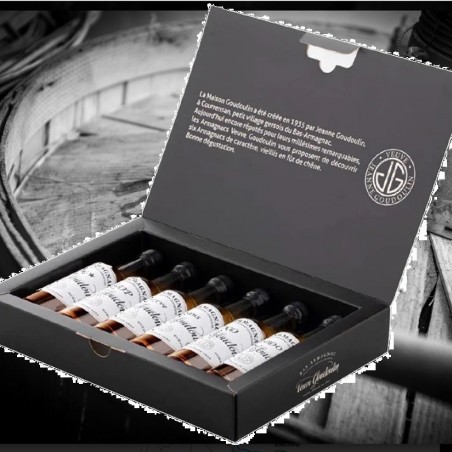 COFFRET DÉCOUVERTE BAS ARMAGNAC GOUDOULIN 6 X 5CL