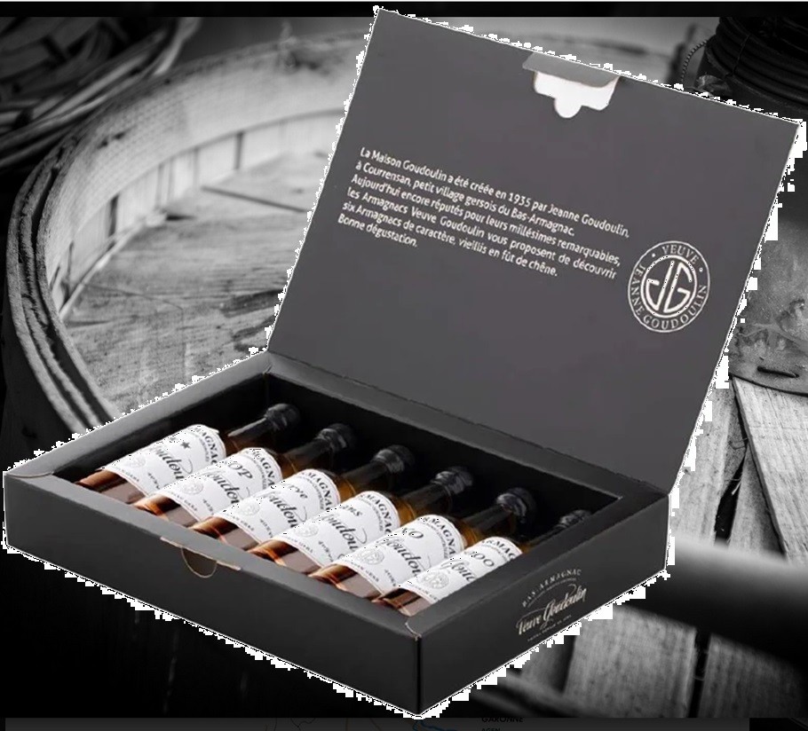 COFFRET DÉCOUVERTE BAS ARMAGNAC GOUDOULIN 6 X 5CL