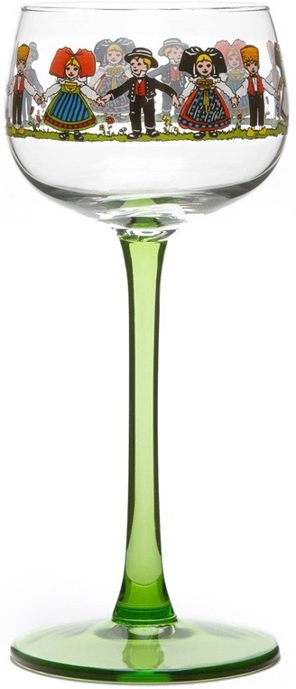 VERRE À VIN DU RHIN ALSACE HANSI  15.5 CL