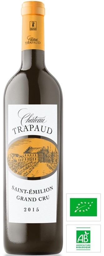 TRAPAUD 2015 SAINT EMILION GRAND CRU BIO AOC 75CL