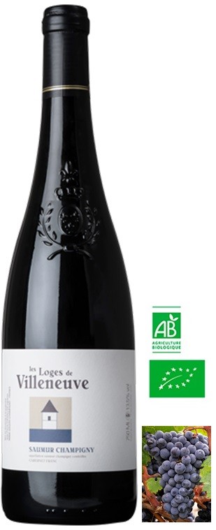 SAUMUR CHAMPIGNY "LES LOGES DE VILLENEUVE" BIO 2019  75 CL