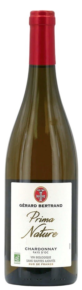 PAYS OC IGP PRIMA NATURE CHARDONNAY 20 BIO-0 SULFITE 75  CL