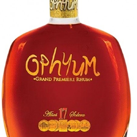 OPHYUM 17 ANS RHUM RÉPUBLIQUE DOMINICAINE 70 CL 40°