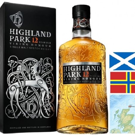 HIGHLAND PARK 12 ANS SINGLE MALT WHISKY ORKNEY 70 CL 40°