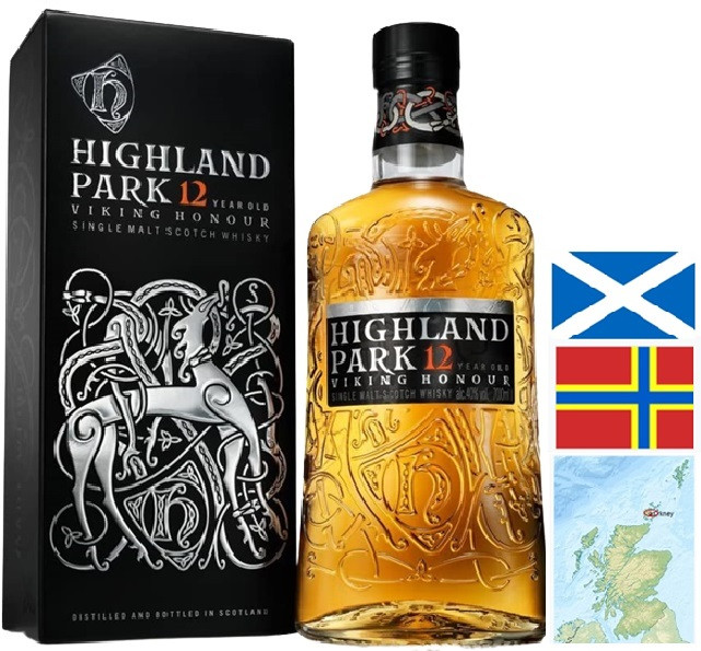 HIGHLAND PARK 12 ANS SINGLE MALT WHISKY ORKNEY 70 CL 40°