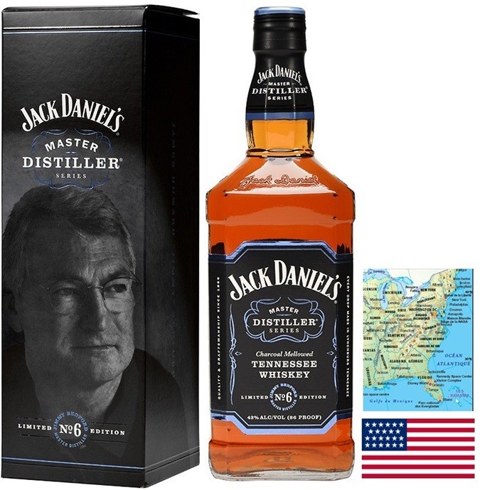 JACK DANIEL'S MASTER DISTILLER N°6 TENNESSEE WHISKEY 70CL43°