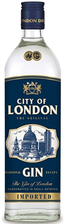 CITY OF LONDON AUTENTIC GIN ANGLETERRE  70 CL 41.3°