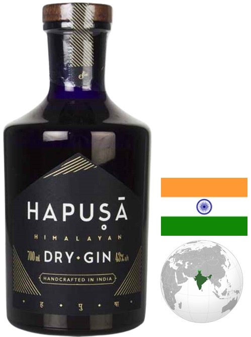 HAPUSA HIMALAYAN DRY GIN INDE 70 CL  43°