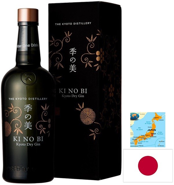 KI NO BI DRY CLASSIC GIN JAPON / KYOTO 70CL 45°7  70 CL.