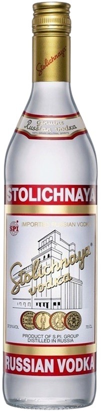 STOLICHNAYA PREMIUM VODKA LETTONIE  70 CL 40°