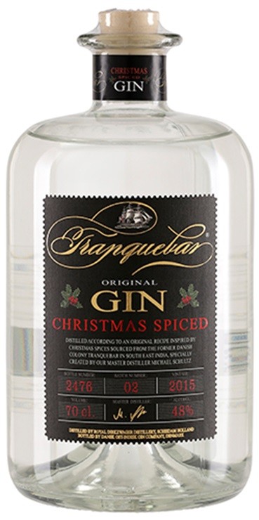 TRANQUEBAR CHRISTMAS SPICED GIN DANEMARK 70 CL 48°