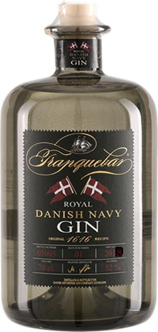 TRANQUEBAR DANISH NAVY 2018 GIN DANEMARK 70 CL 52°