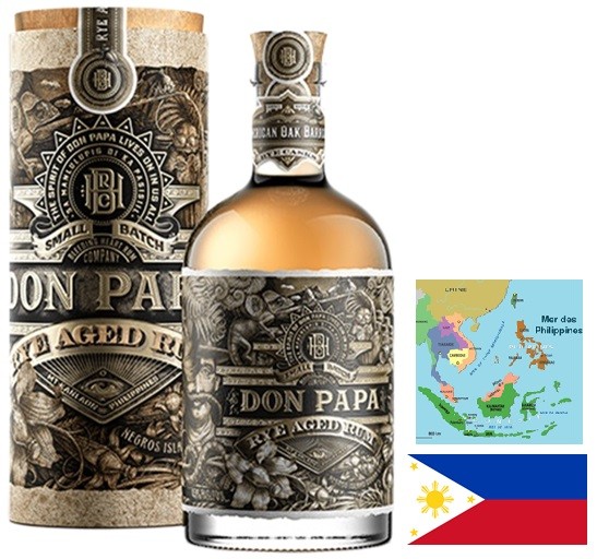 DON PAPA RYE CASK RHUM PHILIPPINES 70 CL 45°