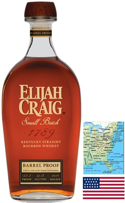 ELIJAH CRAIG BARREL PROOF KENTUCKY BOURBON 70CL 65.7°