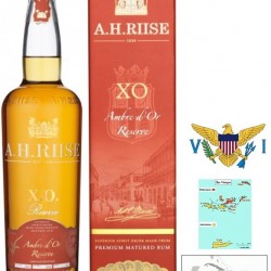 A. H. RIISE XO RESERVE AMBRE D'OR RUM 70CL 42°ILES VIERGES
