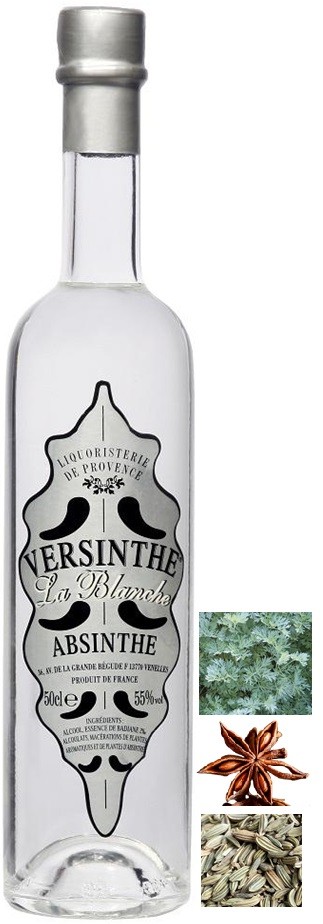 VERSINTHE LA BLANCHE ABSINTHE  50CL 55°