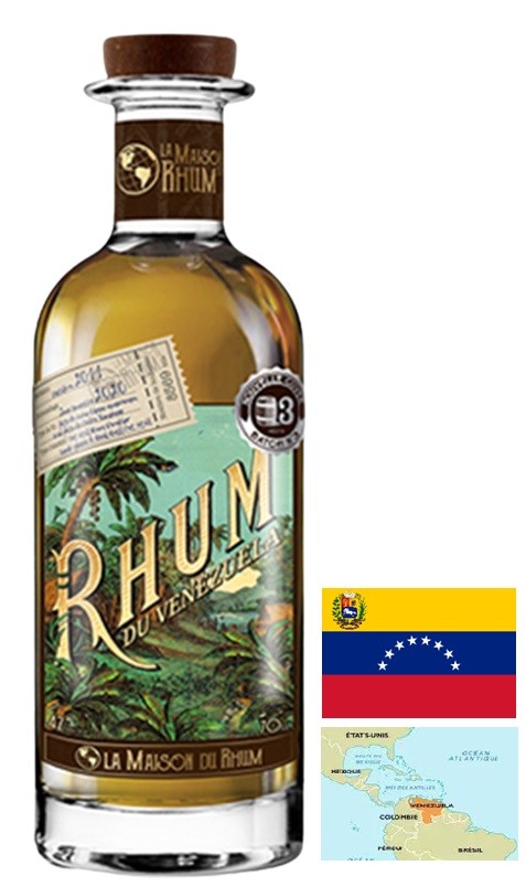 MAISON DU RHUM - RHUM  VENEZUELA  BATCH #3 2011   70 CL 42°