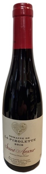 SAINT AMOUR AOC DOMAINE DE LA PIROLETTE  2016   37.5CL 