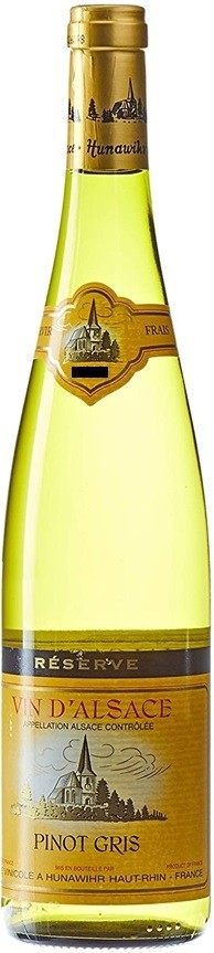 PINOT GRIS RESERVE 2017 HUNAWIHR ALSACE AOC  75CL