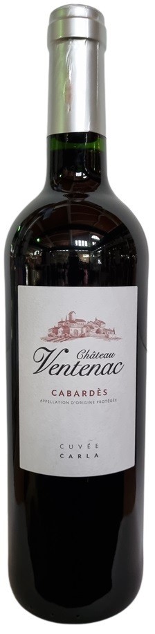 CABARDÈS AOC ROUGE CHATEAU VENTENAC CUVÉE CARLA 2018 75 CL