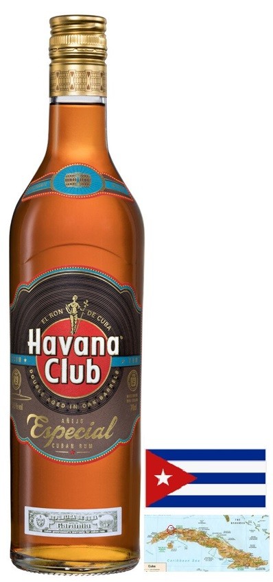 HAVANA CLUB ANEJO ESPECIAL RHUM CUBA 70  CL 37°5