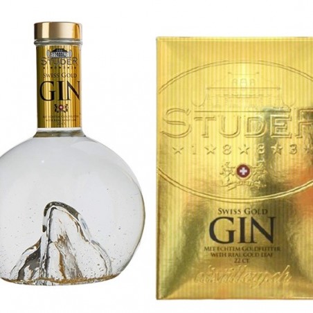 STUDER PREMIUM SWISS GOLD GIN SUISSE 70CL 40°