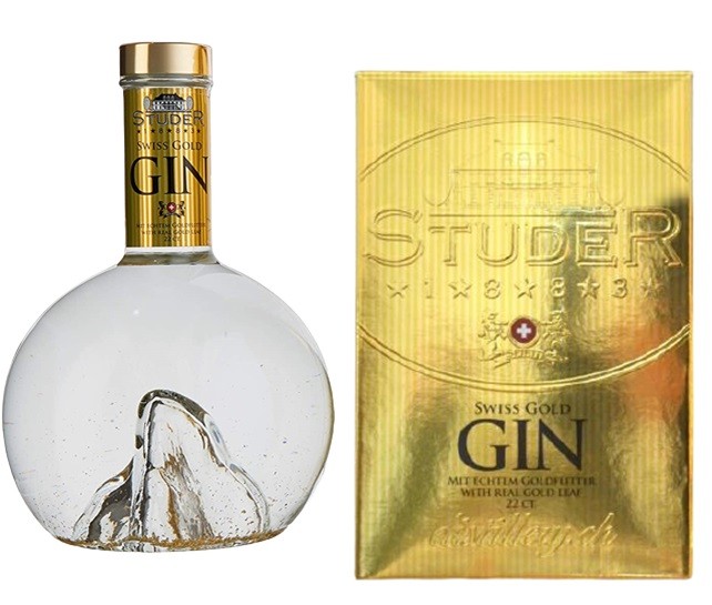 STUDER PREMIUM SWISS GOLD GIN SUISSE 70CL 40°