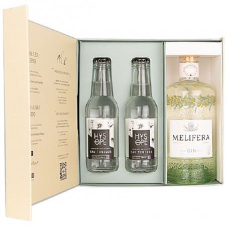 MELIFERA GIN BIO FRANCE 70 CL  43° COFFRET 2 TONICS