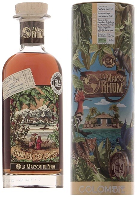 MAISON DU RHUM - RHUM COLOMBIE BATCH #4  70 CL 48°