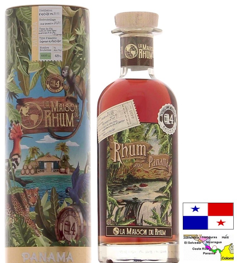 MAISON DU RHUM PANAMA BATCH#4  70 CL 48°