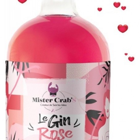 GIN ROSE MISTER CRAB'S OLD TOM GIN FRANCE 70 CL 37,50°