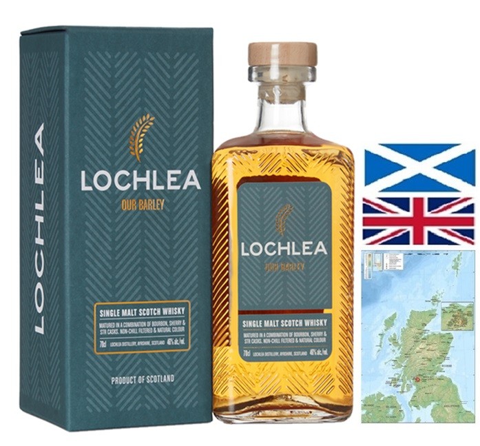 LOCHLEA OUR BARLEY SINGLE MALT LOWLANDS 70CL 46°