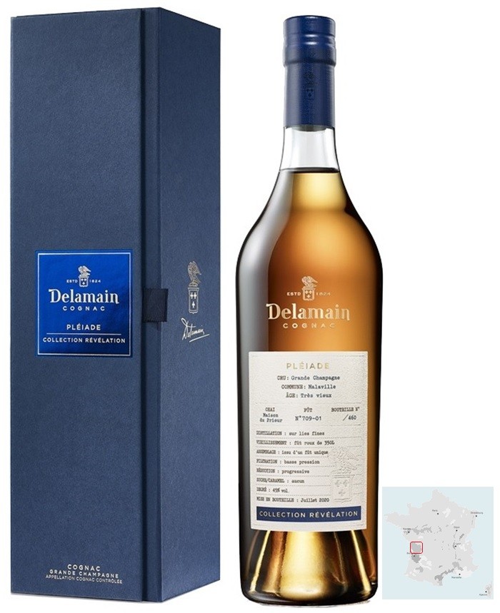 DELAMAIN  PLEIADE "RÉVÉLATION MALAVILLE" COGNAC  70 CL 45°