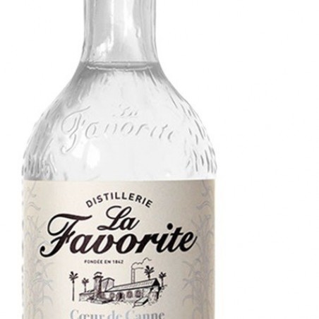 LA FAVORITE COEUR DE CANNE BLANC  RHUM  MARTINIQUE 70 CL55°