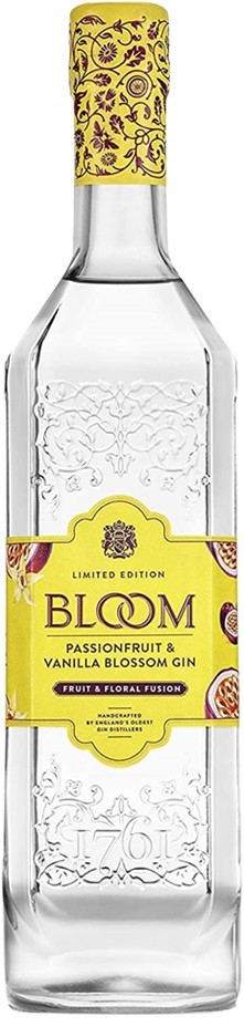 BLOOM PASSION & VANILLE LONDON DRY GIN ANGLETERRE 70CL 40°