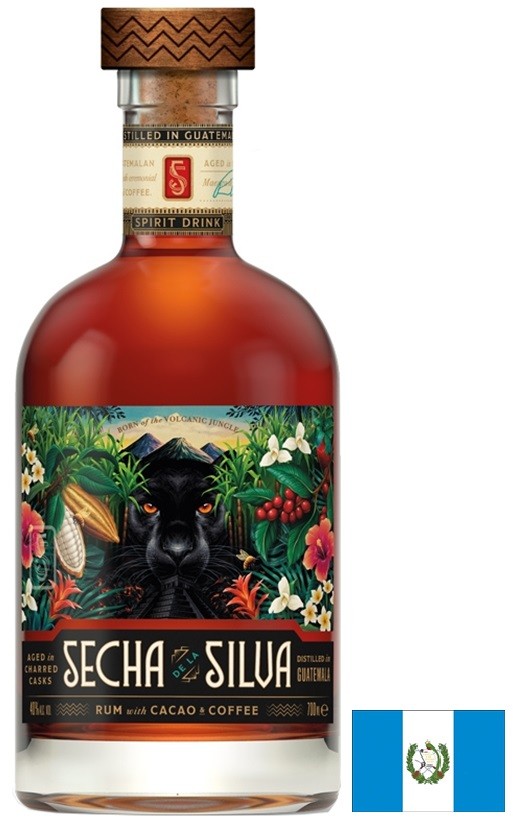 SECHA DE LA SILVA SPIRITUEUX DE RHUM GUATEMALA 70CL 40°