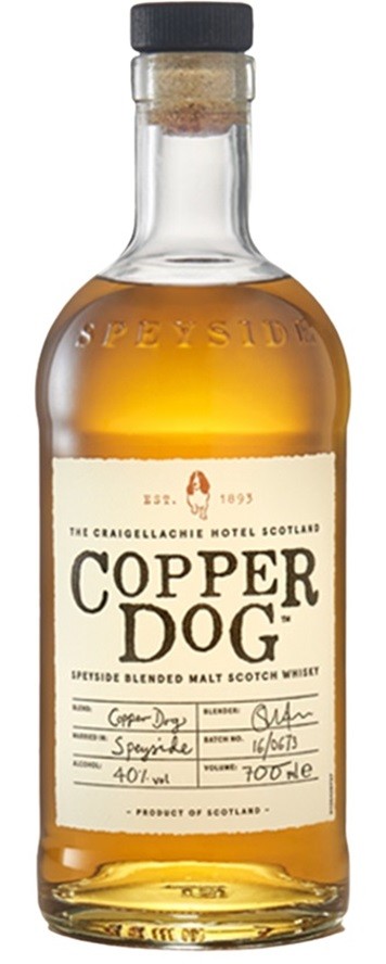 COPPER DOG BLENDED MALT WHISKY ECOSSE  70CL 40°