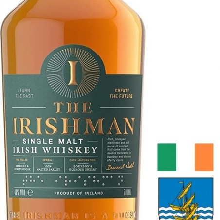 IRISHMAN SINGLE MALT WHISKEY IRLANDE  70CL 40°