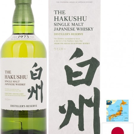 HAKUSHU DISTILLER RESERVE SINGLE MALT WHISKY JAPON 70CL 43°