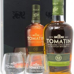 TOMATIN 12 ANS COFFRET 2 VERRES 70.CL 43° | Achat whisky en ligne