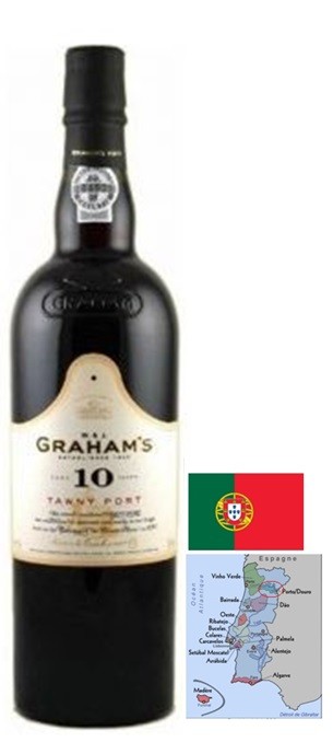 GRAHAM'S 10 ANS PORTO PORTUGAL  37,5 CL 20°