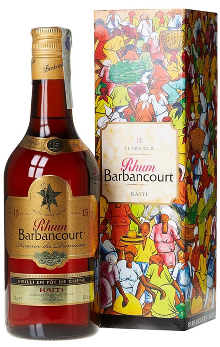 BARBANCOURT 5 ETOILES RHUM HAÏTI 70CL 43° 8 ANS