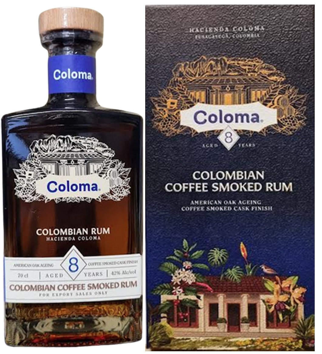 COLOMA COFFE SMOKED RHUM COLOMBIE 70 CL 42°