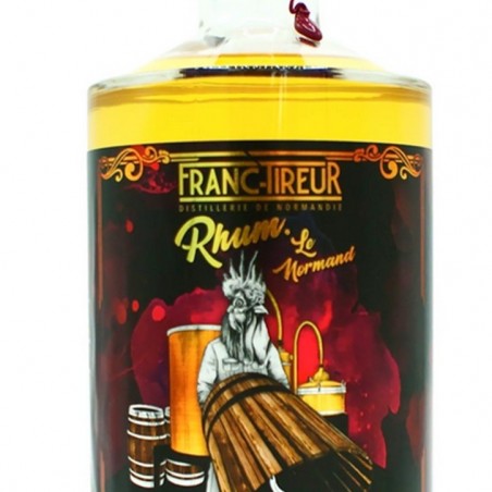 FRANC TIREUR LE NORMAND RHUM BRUN DOM TOM 70 CL 46°