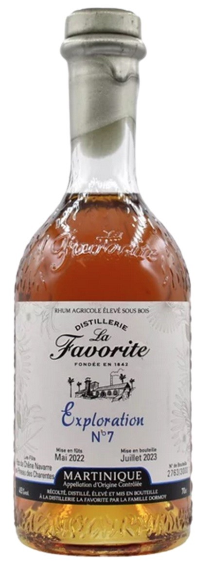 LA FAVORITE CUVEE EXPLORATION N 7 RHUM MARTINIQUE 70CL 45°